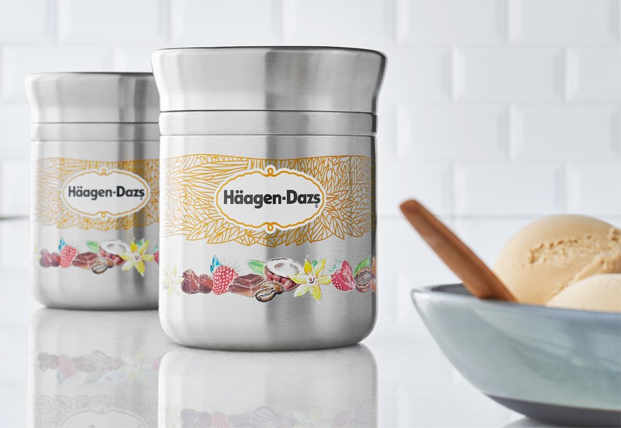 Iconic Haagen Dazs Flavours In New Reusable Packaging So